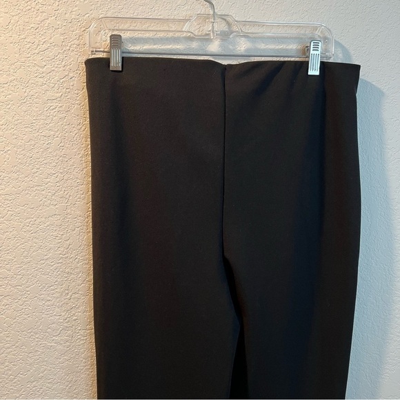 Women’s new H&M black flared slit hem leggings size large L - Picture 8 of 8